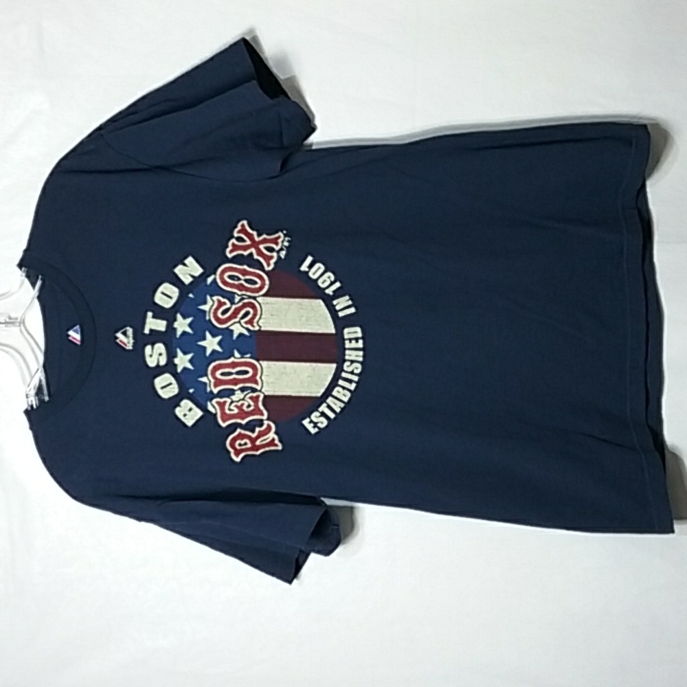 Majestic men's graphic t-shirt Size L Red Sox Ortiz 34